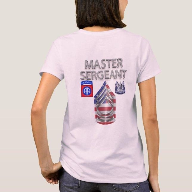 82nd Division Brigade Master Sergeant T-Shirt (Back)