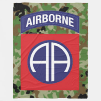 82nd fleece blanket