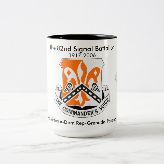 82nd Signal Battalion Historic Coffee Mug #1 (Center)