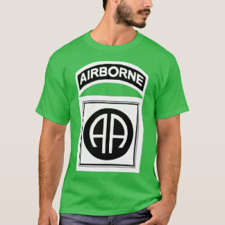 82nd with White Letters and Border T-Shirt