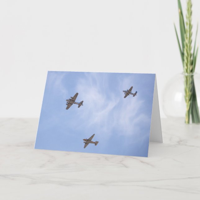 8355World War II Planes Card (Front)