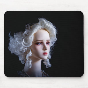 8370-Colonial Lady with Tricorn Hat Mouse Mat