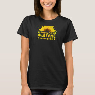 83 Year Old Floral Sunflower Lovers Born 1940 83rd T-Shirt