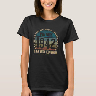 83 Year Old Gifts Vintage 1942 Limited Edition 83r T-Shirt