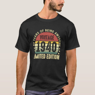 83 Year Old Vintage 1940 83rd Birthday T-Shirt