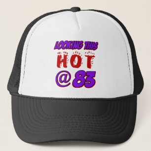 83 years old birthday designs trucker hat