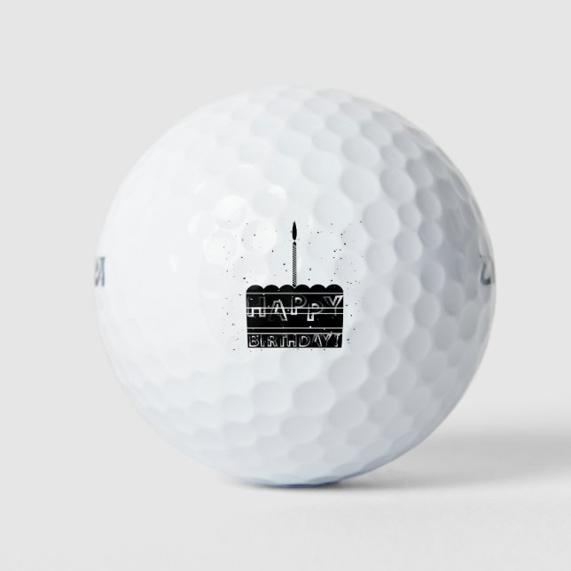 8488Happy Birthday Golf Balls (Front)
