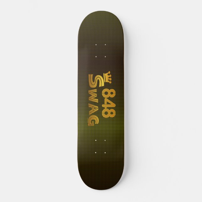 848 Area Code Swag Skateboard (Front)