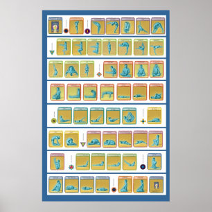 84 Asanas, Level 1 Poster