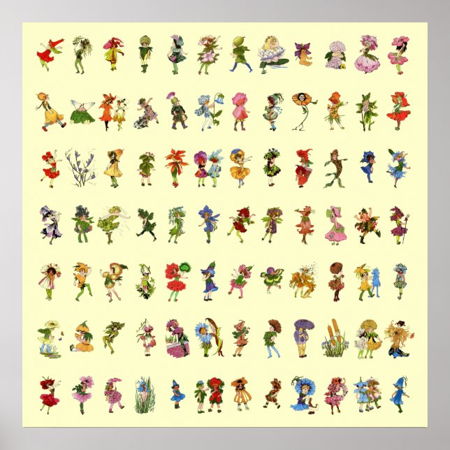 84 Flower Children Poster (Front)