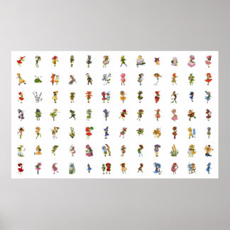 84 Flower Children Poster