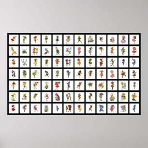 84 Flower Children Poster