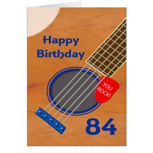 84th Birthday Guitar Player Birthday