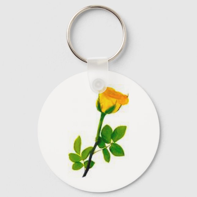 8504421732fc yellow rose key ring (Front)