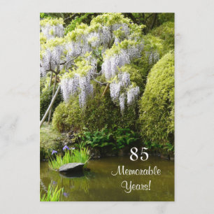 85 Memorable Years/Birthday Celebration-Nature Invitation
