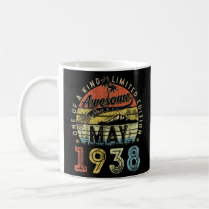 85 Year Old Awesome Since May 1938 85th Birthday  Coffee Mug