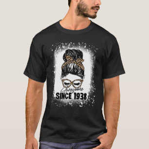 85 Years Old Awesome since 1938 Leopard 85th Birth T-Shirt