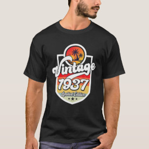 85 Years Old Vintage 1937 Limited Edition 85Th Bir T-Shirt