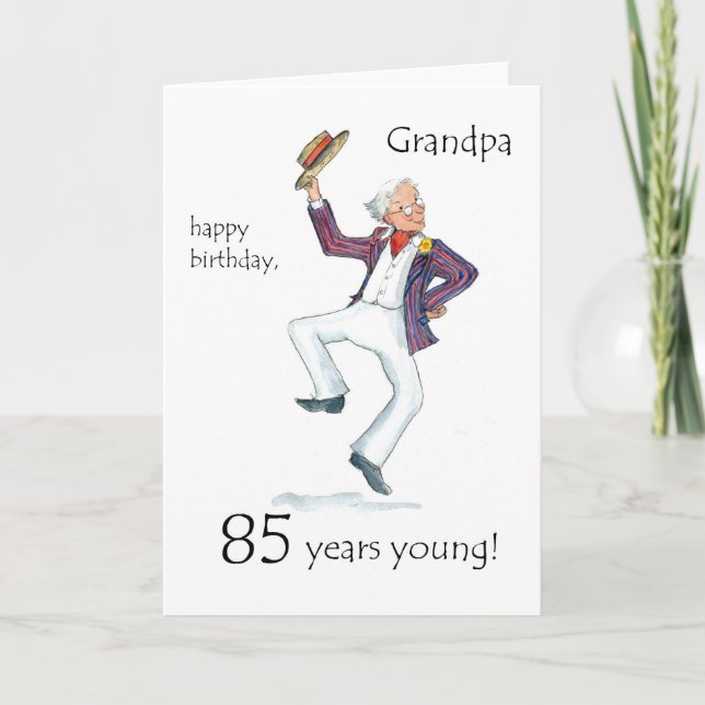 85th Birthday Card for a Grandfather (Front)