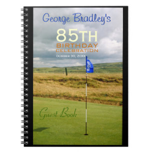 85th Birthday Celebration Golf Guest Book