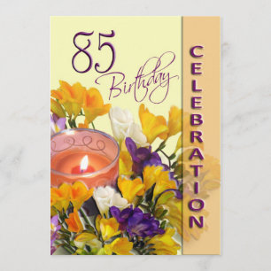 85th Birthday Celebration party invitation