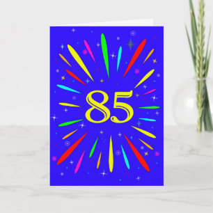 85th Birthday Explosion Card