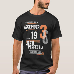 85th Birthday Legends Were Born In December 1936 T-Shirt