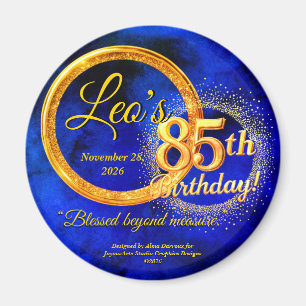 85th Birthday Magnet Keepsake/Favour