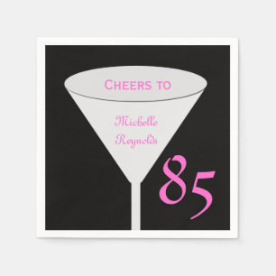 85th Birthday Party "Cheers To" for Women Paper Napkin