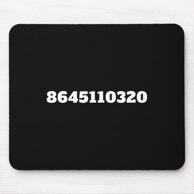 8645110320 Remove Trump November  Mouse Mat (Front)