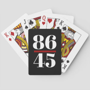 8645 Anti Trump Playing Cards