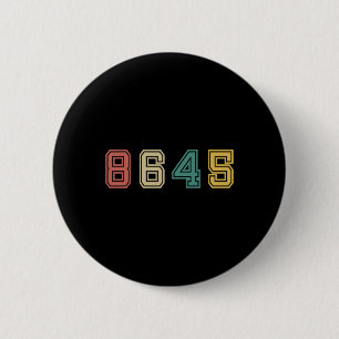 8645 Impeach 45 Anti Trump Men Women Democrat Libe 6 Cm Round Badge