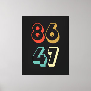 8647 Ant-Trump Canvas Print