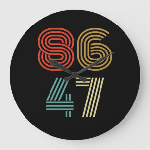 8647 Ant-Trump Large Clock