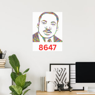 8647 Anti Trump 86 47 Retro Impeach 47 Anti-trump  Poster