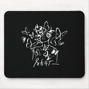 8647 Anti Trump Floral Resist 86 47 Impeach Trump Mouse Mat