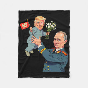 8647 Anti Trump Foxtrots Deltas Tangos Impeach Ant Fleece Blanket