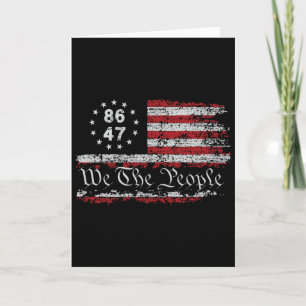 8647 Anti Trump Impeach Trump Impeach 47 Resist 86 Card