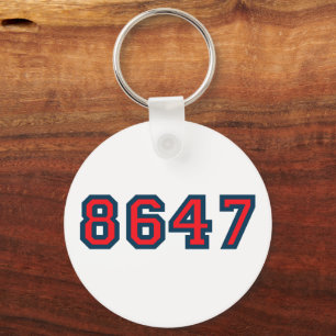 8647 Anti Trump Resistance Key Ring