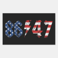 8647 Anti Trump Retro Vintage 80s Rock Style