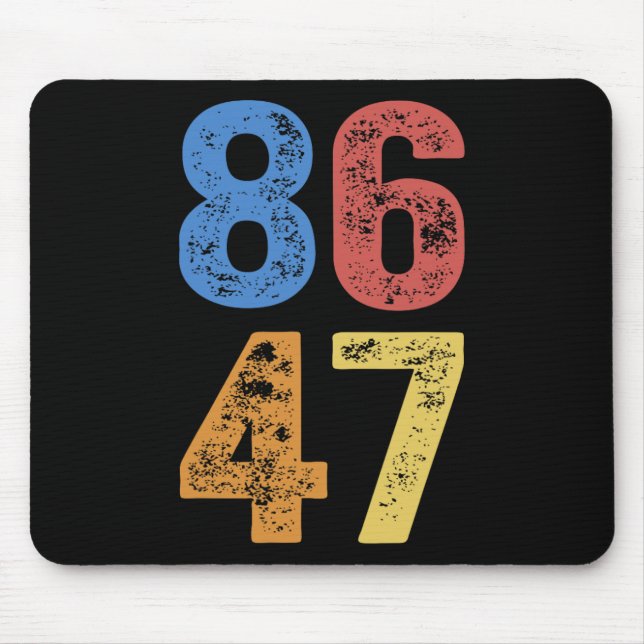 8647 Anti Trump Subtle Resist Protest  Mouse Mat (Front)