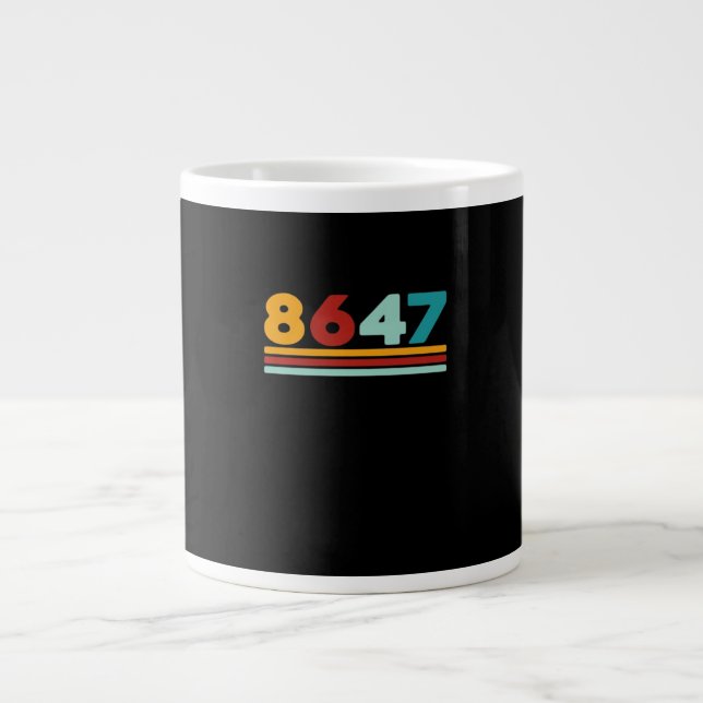 8647 - Antifascism Design Classic Creative Style Large Coffee Mug (Front)
