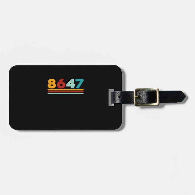 8647 - Antifascism Design Classic Creative Style Luggage Tag (Front Horizontal)