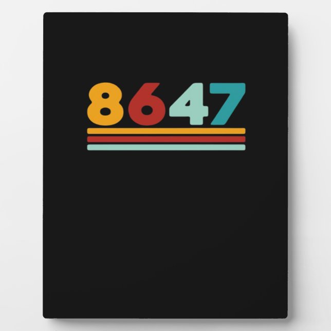 8647 - Antifascism Design Classic Creative Style Plaque (Front)