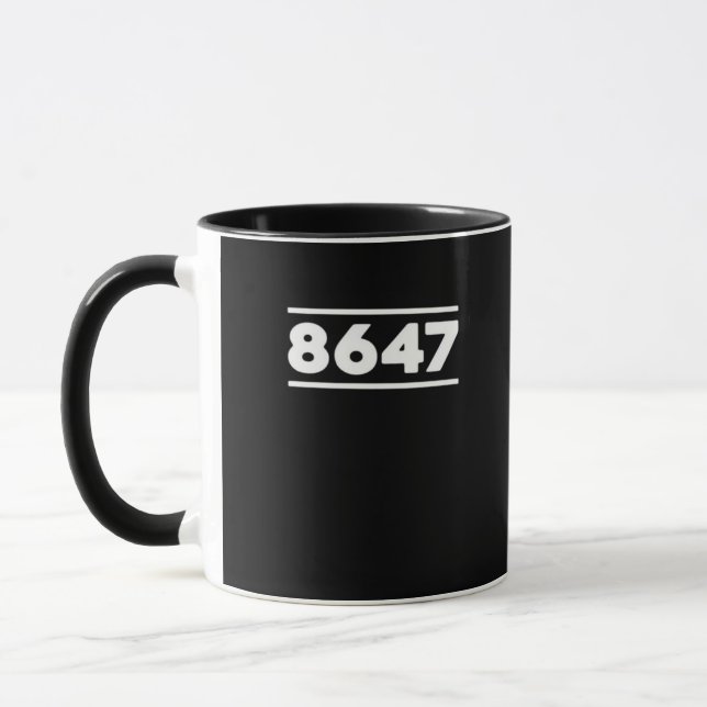 8647 - Antifascism Design Classic Design Mug (Left)