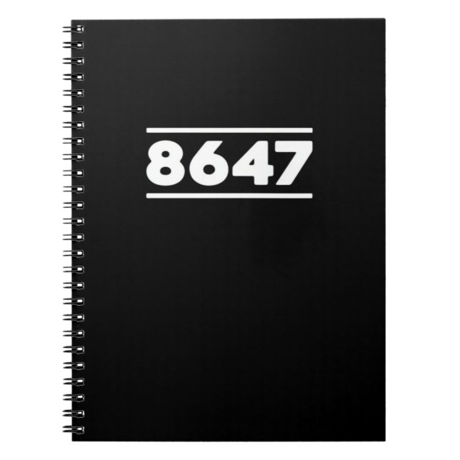 8647 - Antifascism Design Classic Design Notebook (Front)