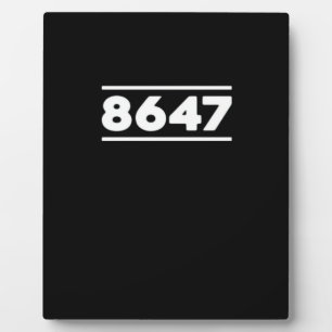 8647 - Antifascism Design Classic Design Plaque