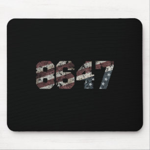 8647 Distressed Flag Style Mouse Mat