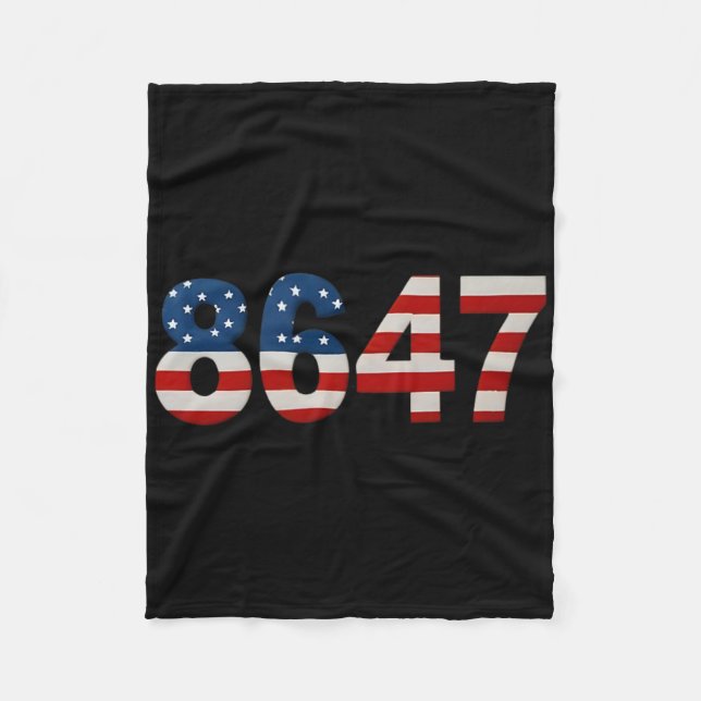 8647  government fleece blanket (Front)