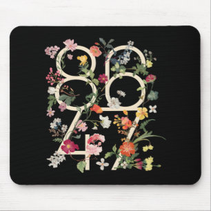 8647 Resist Subtle Floral Foxtrot Delta Tango Prot Mouse Mat